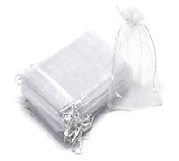 LCUVIMPEX Sacs de Protection des Fruits, Lot de 100 Sacs de Protection en Filet for Fruits et légumes, Multicolores, Plusieurs Tailles(White,15x20cm)