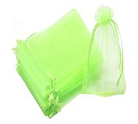 LCUVIMPEX Sacs de Protection des Fruits, Lot de 100 Sacs de Protection en Filet for Fruits et légumes, Multicolores, Plusieurs Tailles(Green,10x15cm)