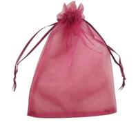 LCUVIMPEX Sacs de Protection des Fruits, Sacs de Protection en Maille for Fruits de Jardin avec Cordon de Serrage, Lot de 20/50/100, Multicolores, Plusieurs Tailles(Wine Red,15x20cm(200pcs))