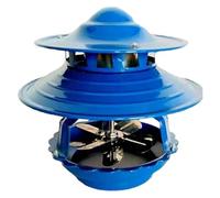 LCUVIMPEX Ventilateur de cheminée, Ventilateur de tirage cheminée 100 W, ventilateur d'extraction 24 cm(Diameter 21cm)