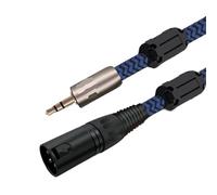 LCVZXCFKX Câble audio mini jack 3,5 mm stéréo haut de gamme vers mâle 3 broches for console de mixage, amplificateur de microphone 1 m 2 m