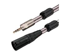 LCVZXCFKX Câble audio mini jack 3,5 mm stéréo haut de gamme vers mâle 3 broches for console de mixage, amplificateur de microphone 1 m 2 m