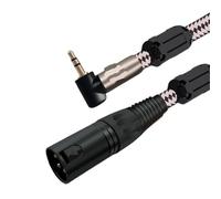 LCVZXCFKX Câble audio mini jack 3,5 mm stéréo haut de gamme vers mâle 3 broches for console de mixage, amplificateur de microphone 1 m 2 m