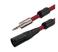 LCVZXCFKX Câble audio mini jack 3,5 mm stéréo haut de gamme vers mâle 3 broches for console de mixage, amplificateur de microphone 1 m 2 m