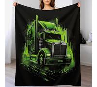 LCWWW Camion Chaudes Couverture en Polaire Flannel Légères Couvertures Toutes Saisons pour Voyager, Lit Ou Canapé 180×200cm