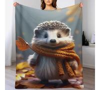 LCWWW Couvertures en Hérisson Flannel, Couvertures Douce Plaid Douillet pour Le Lit, Le Canapé, Le Voyage Et L'extérieur, 130×150cm