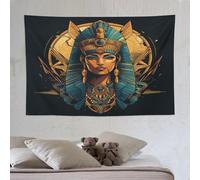 LCWWW Mythologie égyptienne Tapisserie Artistique, Tenture Murale Tapis Mural Esthétique Pour Salon, Chambre À Coucher, Décoration De Dortoir 150×230cm