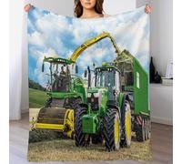 LCWWW Tracteur Polaire Couverture en Flanelle Flannel, Couvertures Confortable Douce pour Lit, Sofa Et Canapé-Lit 150×200cm