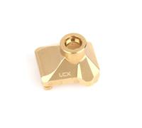 LCX Racing 1/10e RC Crawler Car Heavy Weight CNC Usinage Centre Axe Citrouille Diff Cover Différentiel Cover 71 g/pcs pour Voiture RC TRX6 6x6 G63 Accessoires