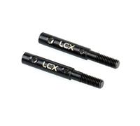 LCX Racing 1/10ème RC Crawler Car Heavy Duty Acier Trempé Portal Stub Axle Drive Shaft for RC Car Axial SCX10 III AXI03007 Capra UTB10, Upgrades Parts Accessories