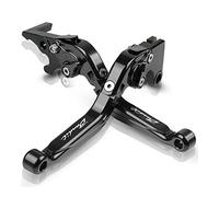 LCXZKIVS Frein Embrayage pour Suzuki GSF 1200 Bandit 2001-2006 GSF1200 Bandit Moto Levier De Frein d'embrayage Extensible Réglable Pliable Leviers CNC en Aluminium(Couleur:Noir)