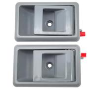 Lcyolada Paire de poignées de porte intérieure (gris) pour Toyota Tacoma 1995 1996 1997 1998 1999 2000 Toyota Tacoma 1988-1992 Toyota Corolla 1989-1995 4Runner 1989-1992 Geo Prizm 1989-1995 Pick. Haut