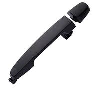 Lcyolada Poignée de porte extérieure arrière côté conducteur côté passager pour Toyota Corolla, RAV4/Highlander, Pontiac Vibe, 02-06 Camry, 02-03 ES300, 04-06 ES330, sans trou de serrure, noir