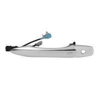 Lcyolada Poignée de porte extérieure chromée avant gauche côté conducteur compatible avec Infiniti EX35 FX35 FX50 QX50 QX56 QX60 QX70 QX80 2008-2020
