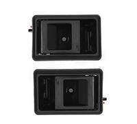 Lcyolada Poignée de porte intérieure intérieure avant et arrière gauche droite pour Toyota 4Runner Corolla Tacoma Tercel Pickup 1987-2000, Geo Prizm 1992-1998, noir