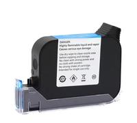 LCYSXTFZ 12.7mm Eco Solvent Ink Cartridge 2588 2588+ 2588+M Compatible with JS12 Non-Encrypted Handheld Inkjet Printer - Fast Drying, Smudge-Resistant, 42ML(1pcs Black)
