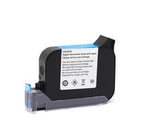 LCYSXTFZ 2588+M 2588 2588+ Compatible Handheld Printer Ink Cartridge - Fast Dry Eco Solvent Ink - 12.7mm Print Height - Black Inkjet Cartridge for Barcodes & Text