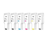 LCYSXTFZ 764 300ML Ink Cartridge Compatible with Designjet T3500 Printer C1Q13A C1Q14A C1Q15A C1Q16A C1Q17A C1Q18A Large Capacity(6Colors-1set)