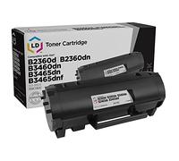 LD Compatible Cartouche de toner de remplacement pour Dell 331-9805 haute capacité (Noir)