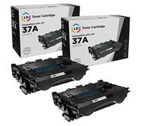 LD de rechange compatible pour HP 37 A Cf237 a Lot de 2 cartouches de toner Noir pour imprimante multifonction M632z, M607 N, M608 N, M608 X, M609dh, M609 X, MFP M631dn, MFP M631z, MFP M632fht, MFP M632h, MFP M633fh, MFP M633z