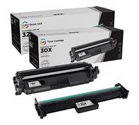LD Products Cartouche de toner et de tambour de rechange compatible pour imprimante HP 30X CF230X 30A et tambour 32A CF232A pour imprimante Laserjet Pro M203dw M203dn MFP M227fdw M227fdn (1 toner noir, 1 tambour)