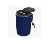 LEDWOOD 50 watts PACK ECOUTEURS SANS FIL + ENCEINTE - DUAL - ENCEINTE 2 EN 1 AVEC ECOUTEURS INTÉGRÉS - INTRA AURICULAIRE - BLEU