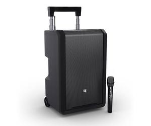 LD Systems ANNY 10 HHD B8 Enceinte de sonorisation Mobile 10 » Bluetooth avec Batterie, Table de mixage et 1x Microphone sans Fil