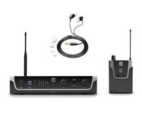 LD Systems U308 IEM HP set avec écouteurs intra-auriculaires (bandgap + ISM)