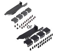 Ldabrye 1 lot de 3 supports de montage pour ventilateur PCI pour carte vidéo 9 cm/12 cm pour ventilateur 3 ventilateurs PCI Slot Bracket Connecteurs de ventilateur