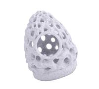 Ldabrye Abri sécurisé à petit trou avec ventouse pour aquariums - Décoration pour crevettes - Durabilité - Avec plate-forme d'alimentation