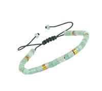 Ldabrye Accessoire élégant fait à la main avec perles, texture pierre, bijou de poignet tendance adapté pour améliorer la volonté