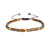 Ldabrye Accessoire élégant fait à la main avec perles, texture pierre, bijou de poignet tendance adapté pour améliorer la volonté