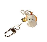 Ldabrye Adorable Chien Mobile Sangle Multifonctionnel Suspendu Ornement pour Téléphone Sacs et Porte-clés Texture Alliage Résine