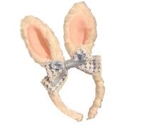 Ldabrye Adorkable Serre-tête en dentelle pour bal de fin d'année, anniversaire, Pâques, bandeau confortable pour enfants