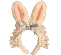 Ldabrye Adorkable Serre-tête en dentelle pour bal de fin d'année, anniversaire, Pâques, bandeau confortable pour enfants