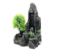 Ldabrye Aquariums Paysage Cascade Résine Aquariums Décorations Art Terrarium Habitat Ornements Photo Props