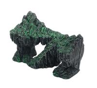 Ldabrye Aquariums Résine Roche Abri Poisson Cave Décorative Paysage Rocheux Aquarium Accessoires Aménagement Paysage Décors Bureau