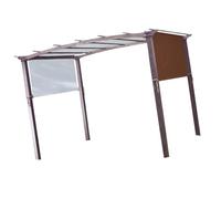 Ldabrye Bâche de protection de tonnelle sans outils et résistante aux intempéries - Polyester 190T indéchirable - Auvent de rechange pour terrasse, jardin et espaces de loisirs