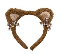 Ldabrye Bandeau à oreilles de chaton en fourrure pour oreilles de chat, accessoire de cheveux pour femmes et filles