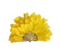 Ldabrye Bandeau à plumes pailletées pour femme avec bande élastique pour carnaval, fête, spectacles et événements spéciaux