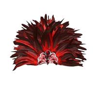 Ldabrye Bandeau à plumes pailletées pour femme avec bande élastique pour carnaval, fête, spectacles et événements spéciaux