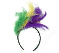 Ldabrye Bandeau à plumes pour filles - Superbe accessoire de cheveux pour bal masqué - Accessoire de cheveux pour femme et fille