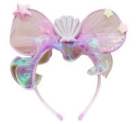 Ldabrye Bandeau de fête d'anniversaire pour enfants - Bandeau scintillant de dessin animé pour fille - Accessoire de cheveux pour femme et fille