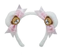 Ldabrye Bandeau doux pour femme - Bandeau délicat en forme d'oreille d'ours - Serre-tête durable - Accessoires de cheveux pour femmes et filles