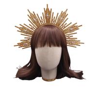 Ldabrye Bandeau SunGoddess pour mariée - Couronne de mariage - Cerceau pour femme - Accessoire de cheveux élégant pour femme et fille