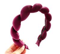 Ldabrye Bandeau tressé en éponge spa bandeau spa bandeau en velours bandeau yoga bandeau cheveux accessoires cheveux pour femmes filles