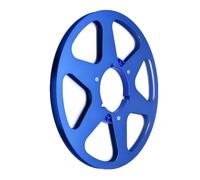 Ldabrye Bobine en aluminium à 6 trous 26,7 cm 6,35 cm 1/4 pour disque de moyeu en métal léger Accessoire de studio Bobine de ruban métallique vintage
