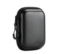 Ldabrye Boîte de rangement pour appareil photo, organiseur en tissu Oxford imperméable pour appareils photo, accessoires et voyage essentiel en tissu Oxford, Cuir litchi patt