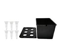 Ldabrye Boîte hydroponique pour culture d'eau robuste idéale pour cultiver des légumes, fleurs et feuillage vert dans de petits espaces
