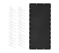 Ldabrye Bouclier thermique ignifuge pour barbecue extérieur - Couvertures de clôture ignifuges derrière les grilles - Protections murales durables pour poêle